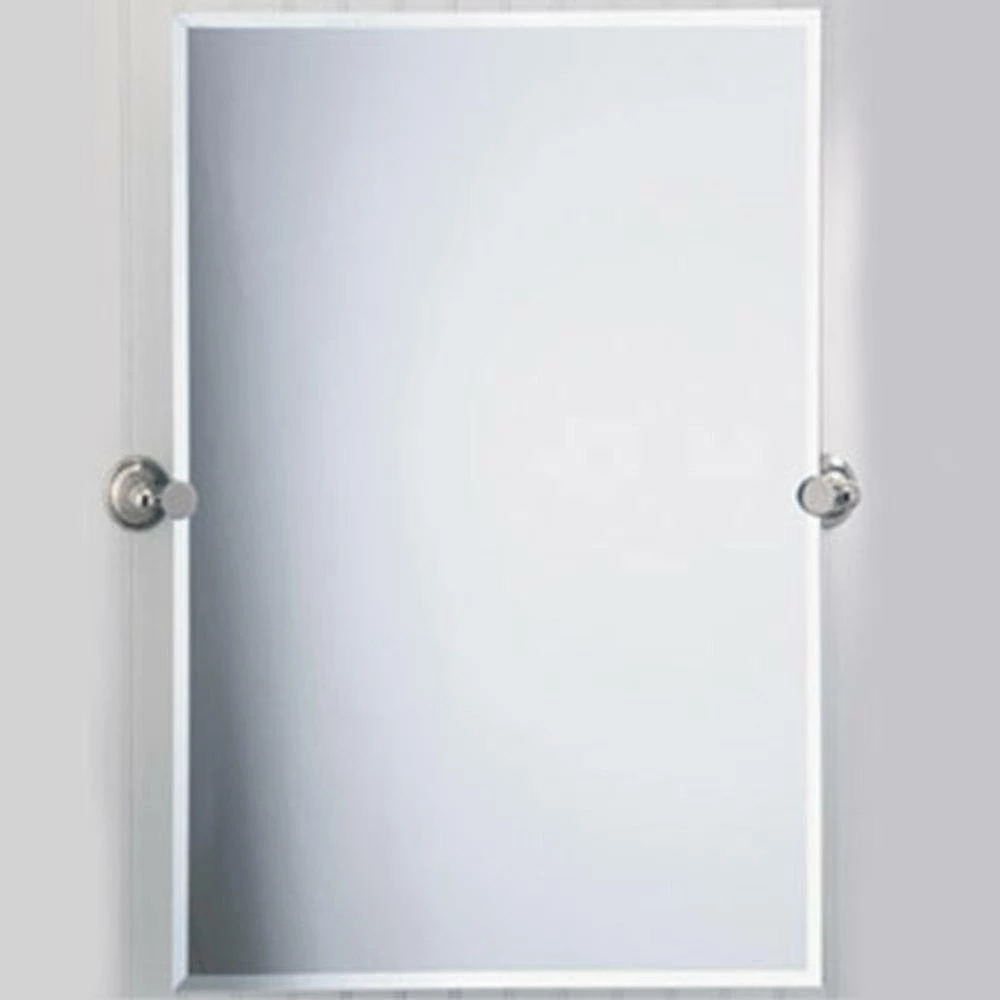 Gatco Laurel Avenue 28 in. Large Framed Rectangle Mirror in Polished Nickel 2 Gatco Laurel Avenue 28 in. Large Framed Rectangle Mirror in Polished Nickel - Image 2