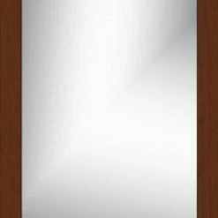 Strasser Woodenworks 24 x 24 in. Framed Wall Mirror in Pecan Cherry