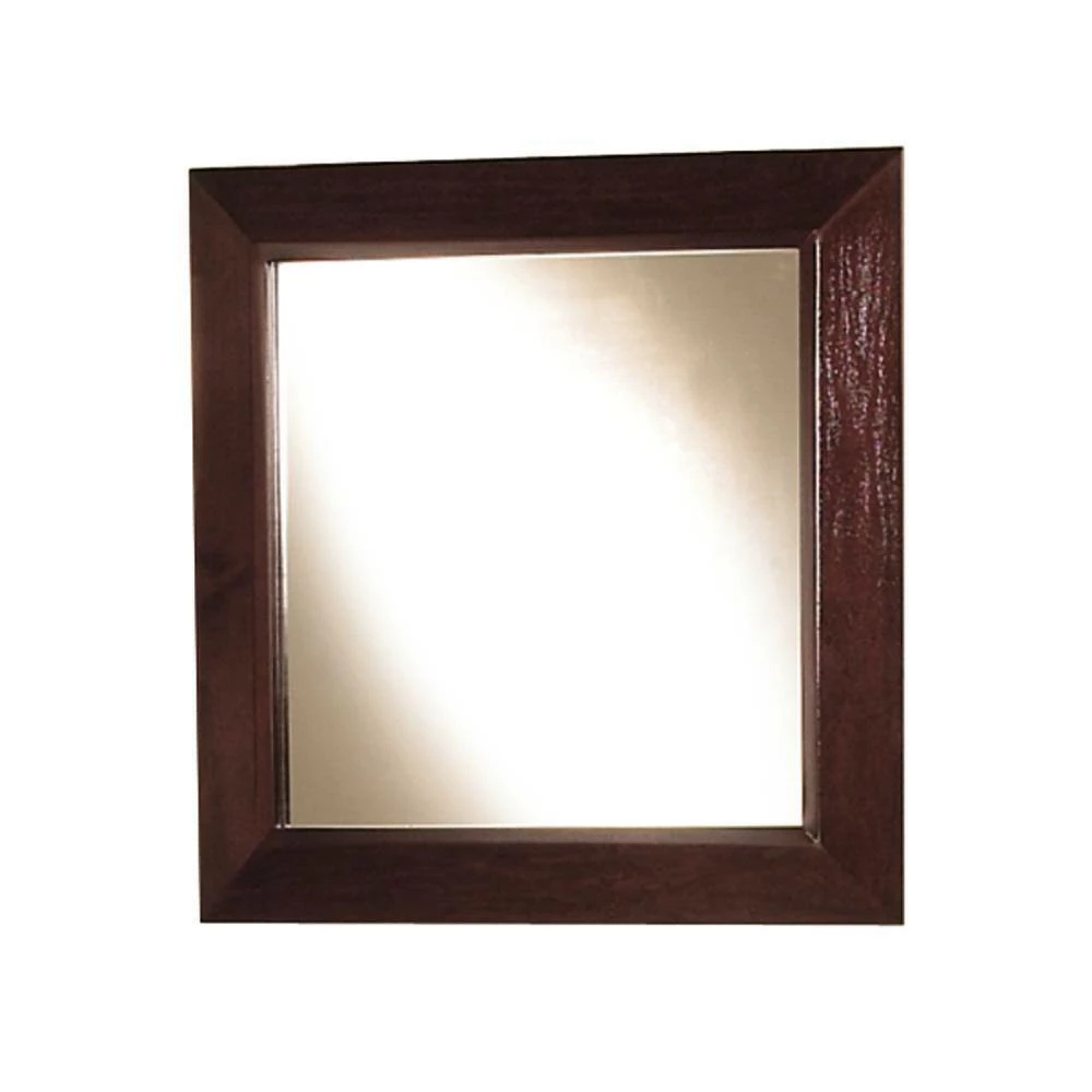 Magickwoods Sonata 30 x 24 in. Square Mirrors in Mahogany 1 Magickwoods Sonata 30 x 24 in. Square Mirrors in Mahogany