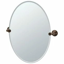 Gatco Oval Mirror in Oil Rubbed Bronze
