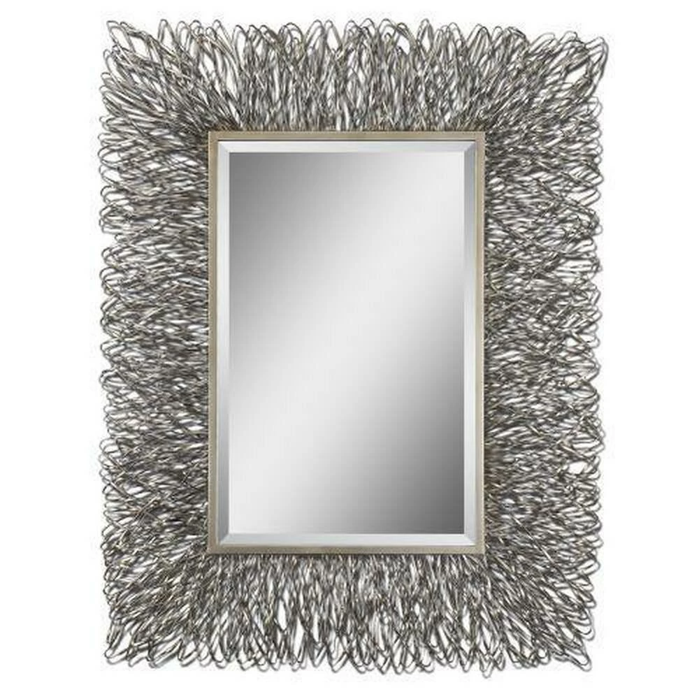 Uttermost Company Corbis Beveled Mirror in Silver Tones 1 Uttermost Company Corbis Beveled Mirror in Silver Tones