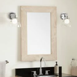 Signature Hardware Maysville 24 in. Rectangular Vanity Mirror in White Wash 7 Signature Hardware Maysville 24 in. Rectangular Vanity Mirror in White Wash -Lotus & Windoware, Inc. Shop Query 1613