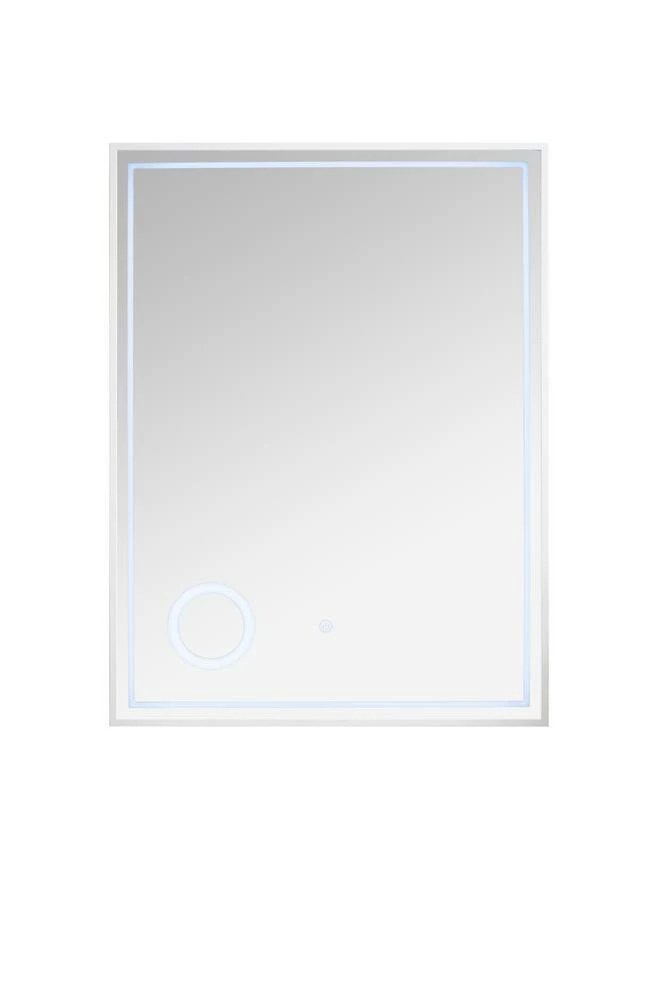 James Martin Vanities 23-5/8 in. Rectangular LED Mirror in Glossy White 1 James Martin Vanities 23-5/8 in. Rectangular LED Mirror in Glossy White