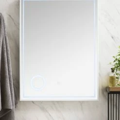 James Martin Vanities 23-5/8 in. Rectangular LED Mirror in Glossy White 11 James Martin Vanities 23-5/8 in. Rectangular LED Mirror in Glossy White -Lotus & Windoware, Inc. Shop Query 1624