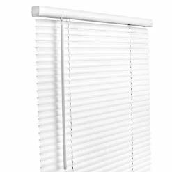 Lotus & Windoware, Inc. 31 x 60 in. Cordless Vinyl Mini Blind, White