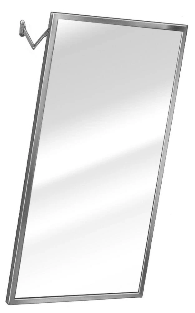 Bradley Corporation 18 x 36 in. Stainless Steel Adjustable Tilt Mirror in Satin 1 Bradley Corporation 18 x 36 in. Stainless Steel Adjustable Tilt Mirror in Satin