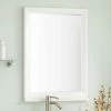 Signature Hardware Davyn 24 in. Rectangular Mirror in White