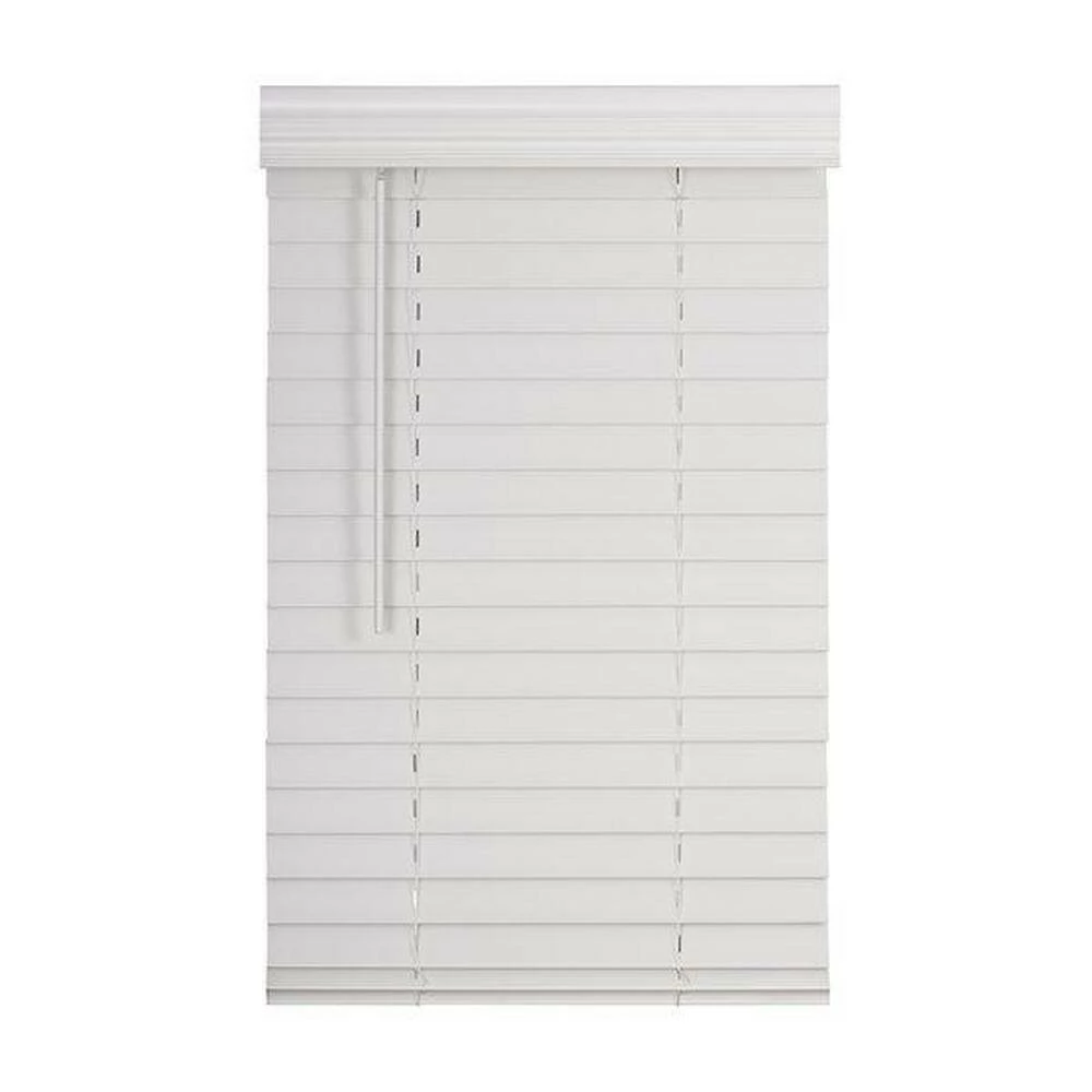 Lotus & Windoware, Inc. 11 x 72 in. Corded Plastic in White 1 Lotus & Windoware, Inc. 11 x 72 in. Corded Plastic in White