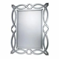 Elk Home Miramar Rectangle Framed Mirror in Clear