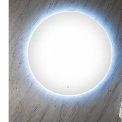 James Martin Vanities 36 in. Round LED Mirror in Frosted -Lotus & Windoware, Inc. Shop Query 1710