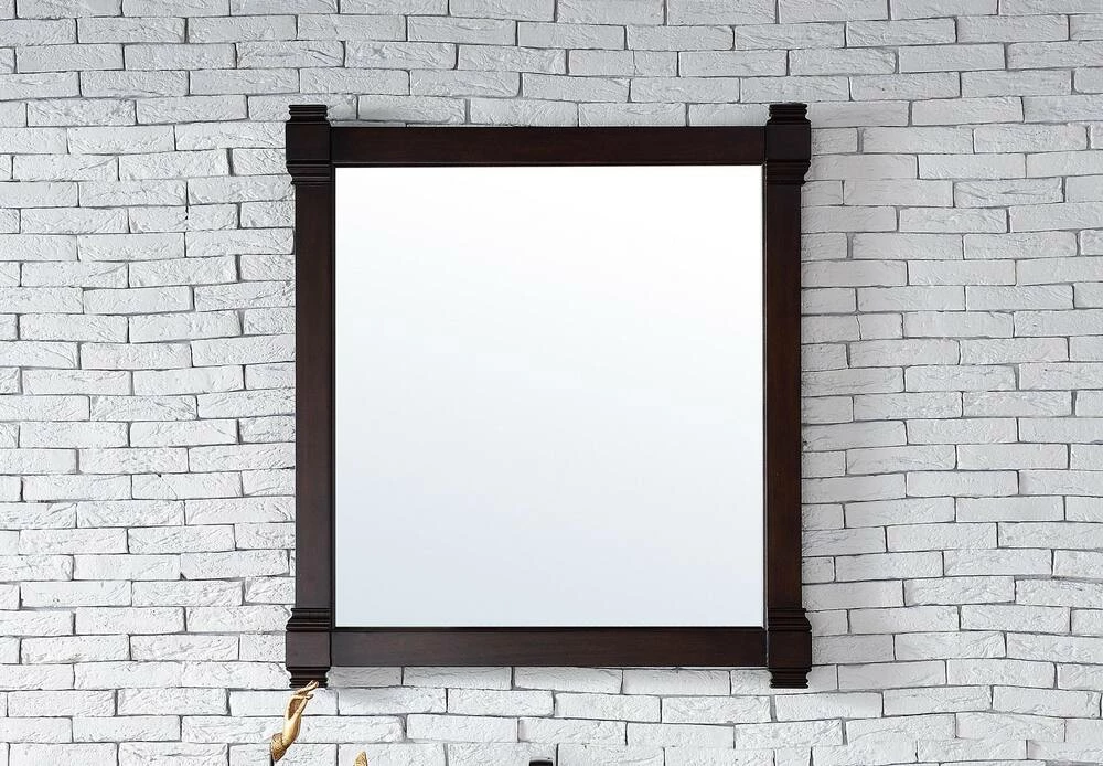 James Martin Vanities Brittany 35 in. Mirror, Burnished Mahogany 1 James Martin Vanities Brittany 35 in. Mirror, Burnished Mahogany