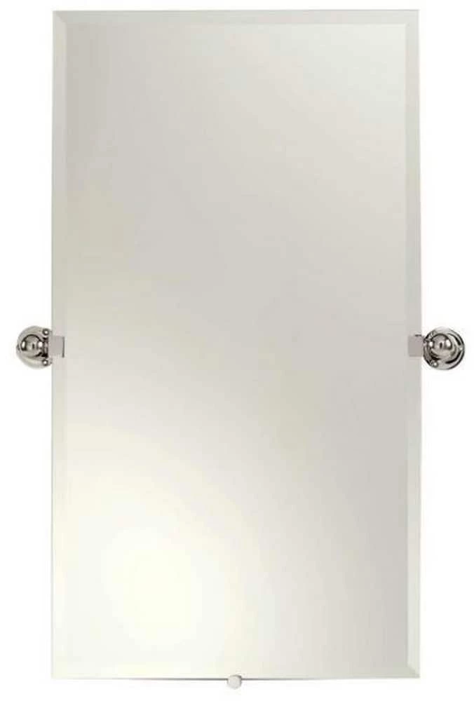 City 212 20 in. Large Frameless Mirror in Polished Chrome 1 City 212 20 in. Large Frameless Mirror in Polished Chrome