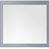 James Martin Vanities Bristol 44 in. Rectangular Mirror, Silver Gray
