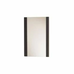 Magickwoods Norwich 30 x 18 in. Rectangular Mirror in Dark Chocolate