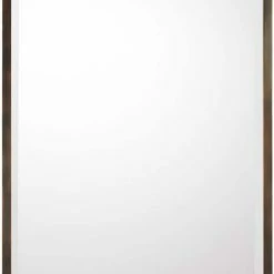 Capital Lighting 26 in. Metal Mirror in Burnished Bronze