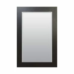 American Pride 30 x 36 in. Beveled Edge Framed Mirror in Espresso