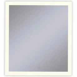 Robern Vitality 24 x 40 in. 2700K Anodized Aluminum Frameless Rectangle Mirror with Light Perimeter