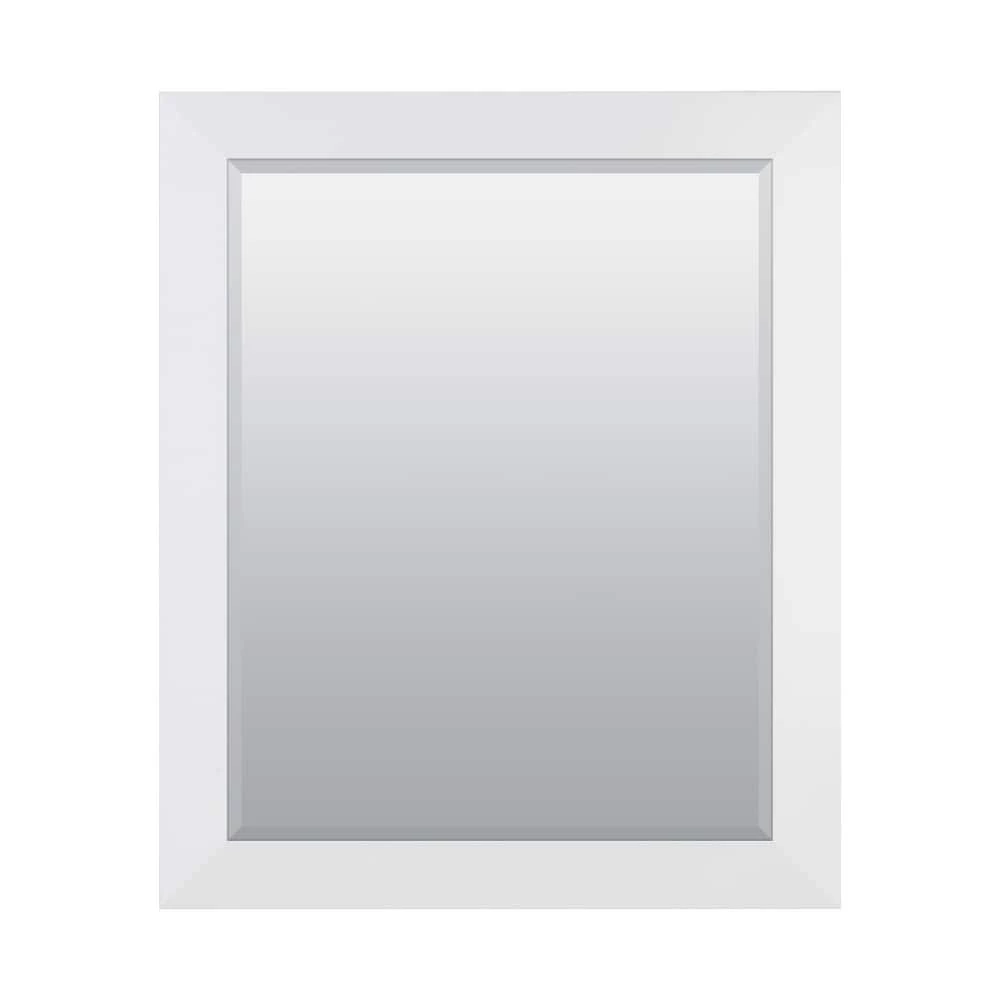American Pride 36 x 36 in. Beveled Edge Framed Mirror in White 1 American Pride 36 x 36 in. Beveled Edge Framed Mirror in White