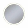 Robern Vitality 40 in. 2700K Anodized Aluminum Frameless Round Mirror with Light Perimeter