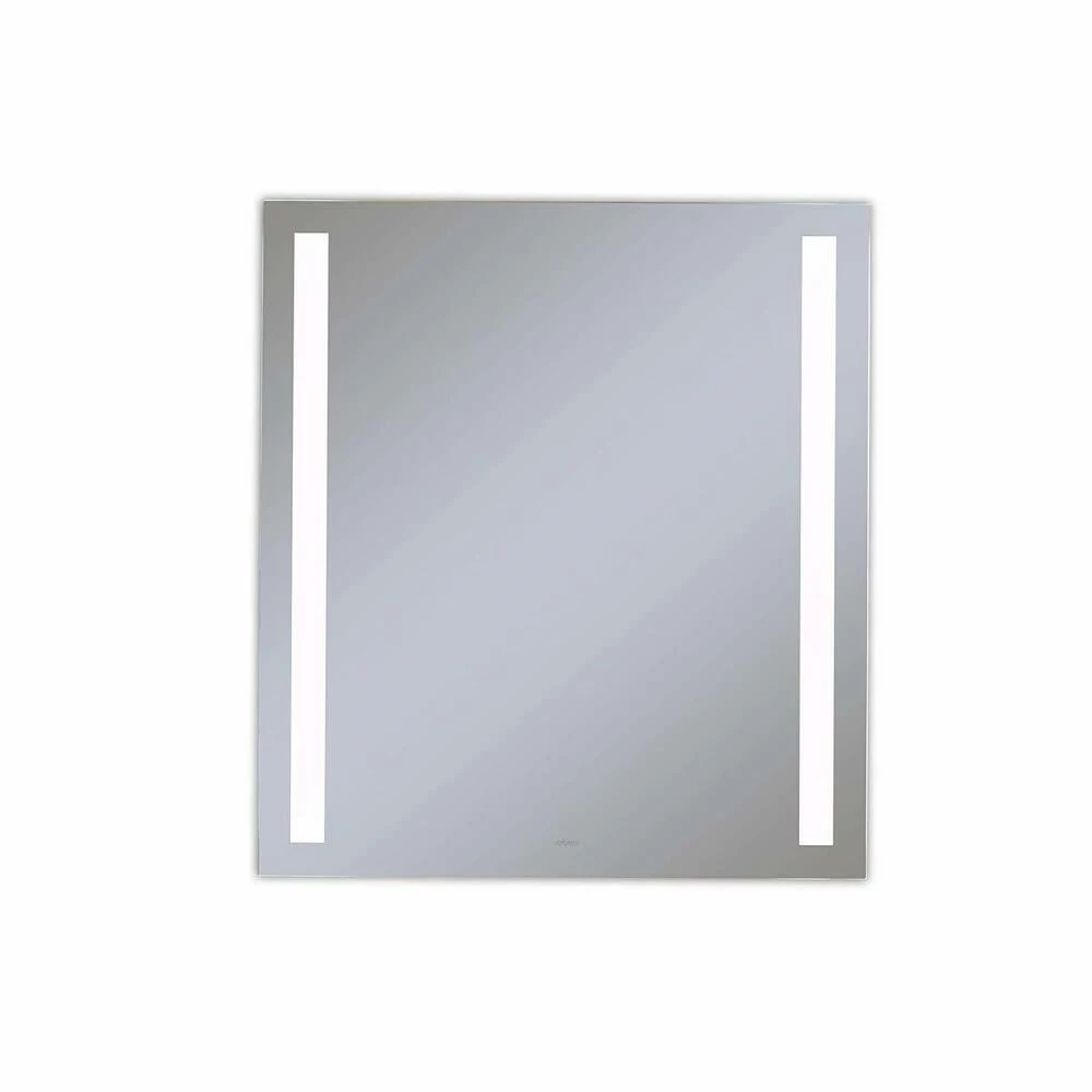 Robern Vitality 24 x 30 in. 4000K Anodized Aluminum Frameless Rectangle Mirror with Light Column 1 Robern Vitality 24 x 30 in. 4000K Anodized Aluminum Frameless Rectangle Mirror with Light Column