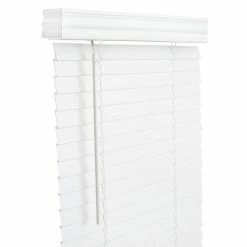 Lotus & Windoware, Inc. 40 x 60 in. Faux Wood Cordless Blind in White