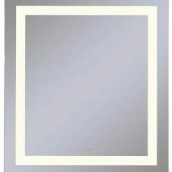 Robern Vitality 24 x 40 in. 2700K Anodized Aluminum Frameless Rectangle Mirror with Light Inset