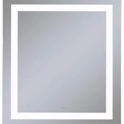 Robern Vitality 24 x 40 in. 4000K Anodized Aluminum Frameless Rectangle Mirror with Light Inset