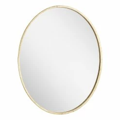 Signature Hardware Amyr 24 in. Oval Vanity Mirror in Gold Leaf 8 Signature Hardware Amyr 24 in. Oval Vanity Mirror in Gold Leaf -Lotus & Windoware, Inc. Shop Query 338