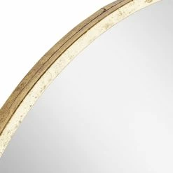Signature Hardware Amyr 24 in. Oval Vanity Mirror in Gold Leaf 10 Signature Hardware Amyr 24 in. Oval Vanity Mirror in Gold Leaf -Lotus & Windoware, Inc. Shop Query 340