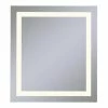 Robern Vitality 30 x 40 in. 2700K Anodized Aluminum Frameless Rectangle Mirror with Light Inset