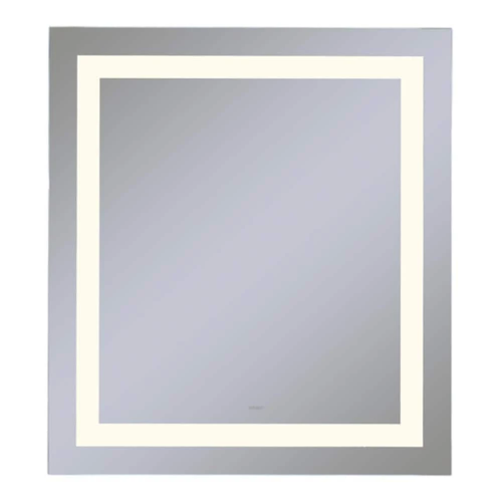 Robern Vitality 30 x 40 in. 2700K Anodized Aluminum Frameless Rectangle Mirror with Light Inset 1 Robern Vitality 30 x 40 in. 2700K Anodized Aluminum Frameless Rectangle Mirror with Light Inset