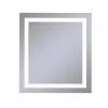 Robern Vitality 30 x 40 in. 4000K Anodized Aluminum Frameless Rectangle Mirror with Light Inset