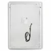 Signature Hardware Winnberg 32 in. Rectangular Lighted Mirror with Tunable LED in Silver
