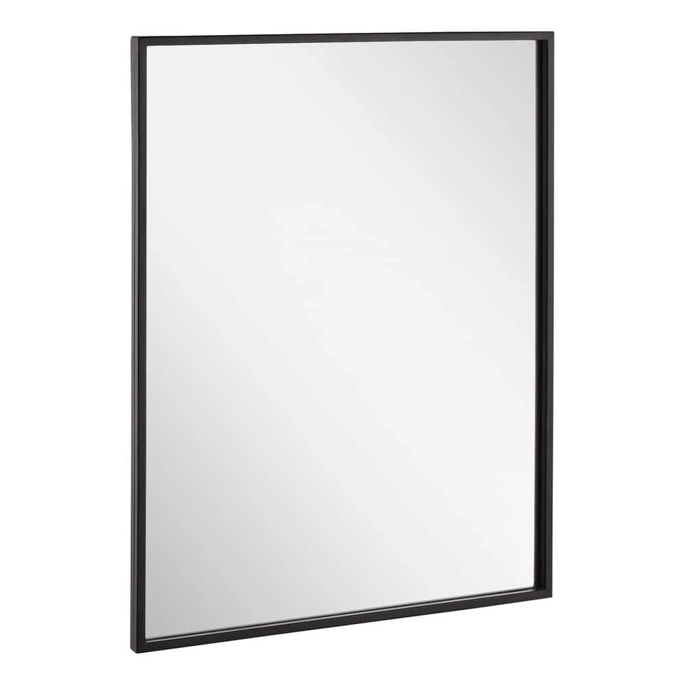 Signature Hardware Dampier 24 in. Rectangle Vanity Mirror in Black Powder Coat 3 Signature Hardware Dampier 24 in. Rectangle Vanity Mirror in Black Powder Coat - Image 3