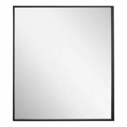 Signature Hardware Carpini 31 in. Square Vanity Mirror in Black Powder Coat -Lotus & Windoware, Inc. Shop Query 441