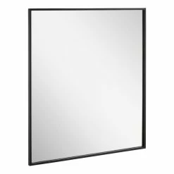 Signature Hardware Carpini 31 in. Square Vanity Mirror in Black Powder Coat -Lotus & Windoware, Inc. Shop Query 442