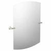 Moen Flara™ 37-3/4 x 30 x 3-3/16 in. Rectangular Flat Edge Tilting Mirror in Brushed Nickel