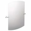 Moen Flara™ 37-3/4 x 30 x 3-3/16 in. Rectangular Flat Edge Tilting Mirror in Chrome
