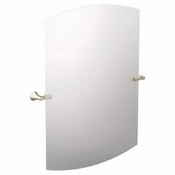 Moen Flara™ 37-3/4 x 30 x 3-3/16 in. Rectangular Flat Edge Tilting Mirror in Polished Nickel