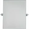 Minka Lavery 30 x 24 in. Rectangle Pivoting Mirror in Polished Chrome