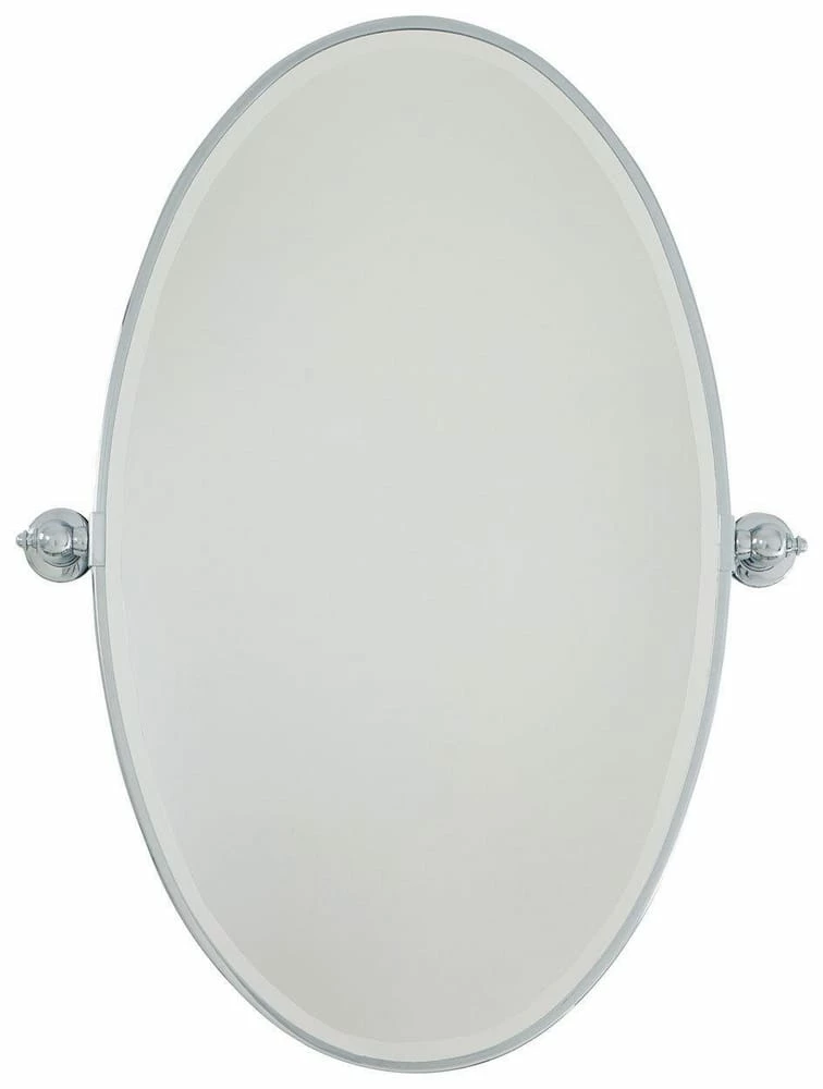 Minka Lavery 36 x 21-1/2 in. Oval Pivoting Mirror in Polished Chrome 1 Minka Lavery 36 x 21-1/2 in. Oval Pivoting Mirror in Polished Chrome