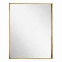 Signature Hardware Dampier 24 in. Rectangle Vanity Mirror in Antique Brass 7 Signature Hardware Dampier 24 in. Rectangle Vanity Mirror in Antique Brass -Lotus & Windoware, Inc. Shop Query 520