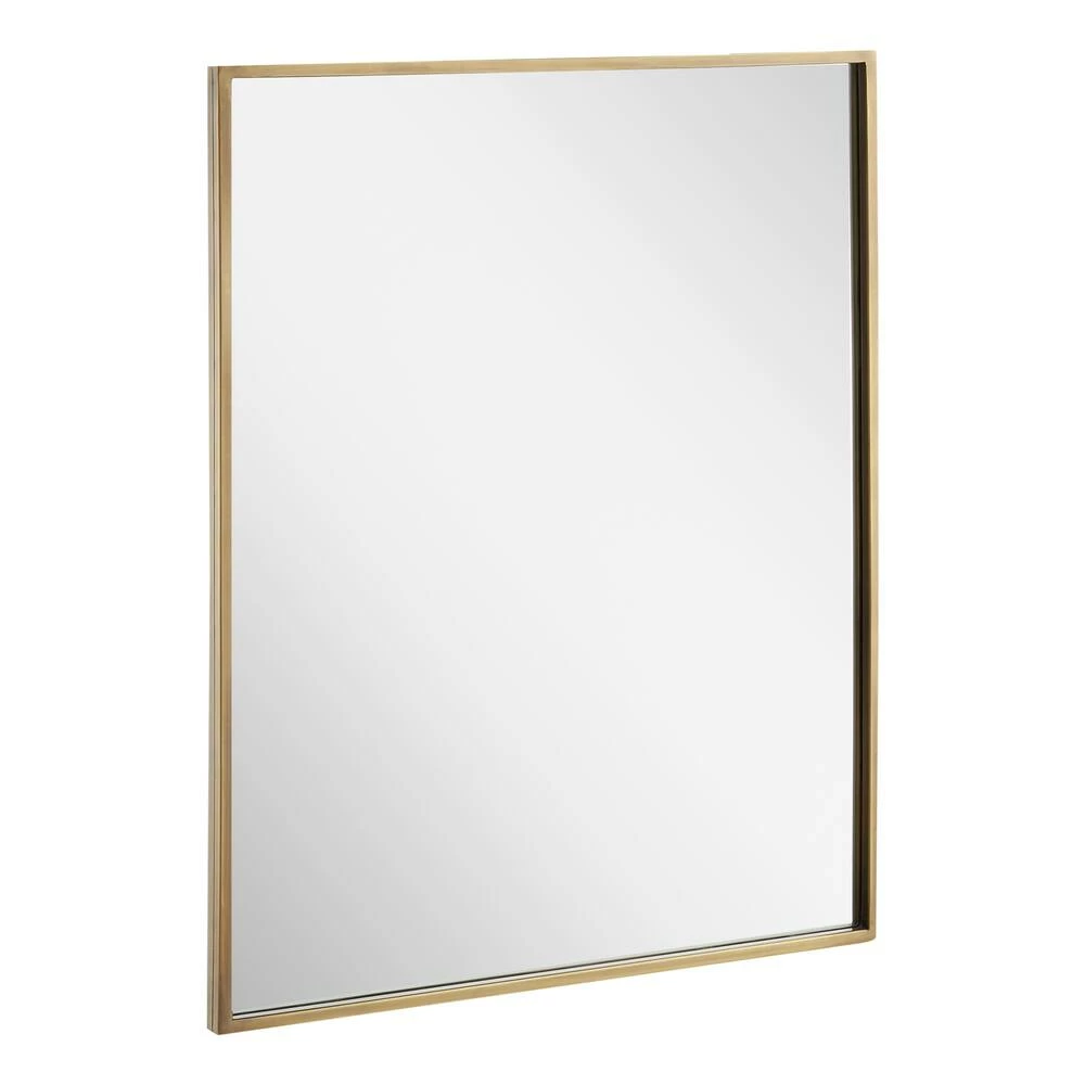 Signature Hardware Dampier 24 in. Rectangle Vanity Mirror in Antique Brass 5 Signature Hardware Dampier 24 in. Rectangle Vanity Mirror in Antique Brass - Image 5