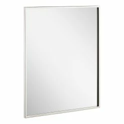 Signature Hardware Dampier 24 in. Rectangle Vanity Mirror in Nickel 7 Signature Hardware Dampier 24 in. Rectangle Vanity Mirror in Nickel -Lotus & Windoware, Inc. Shop Query 525