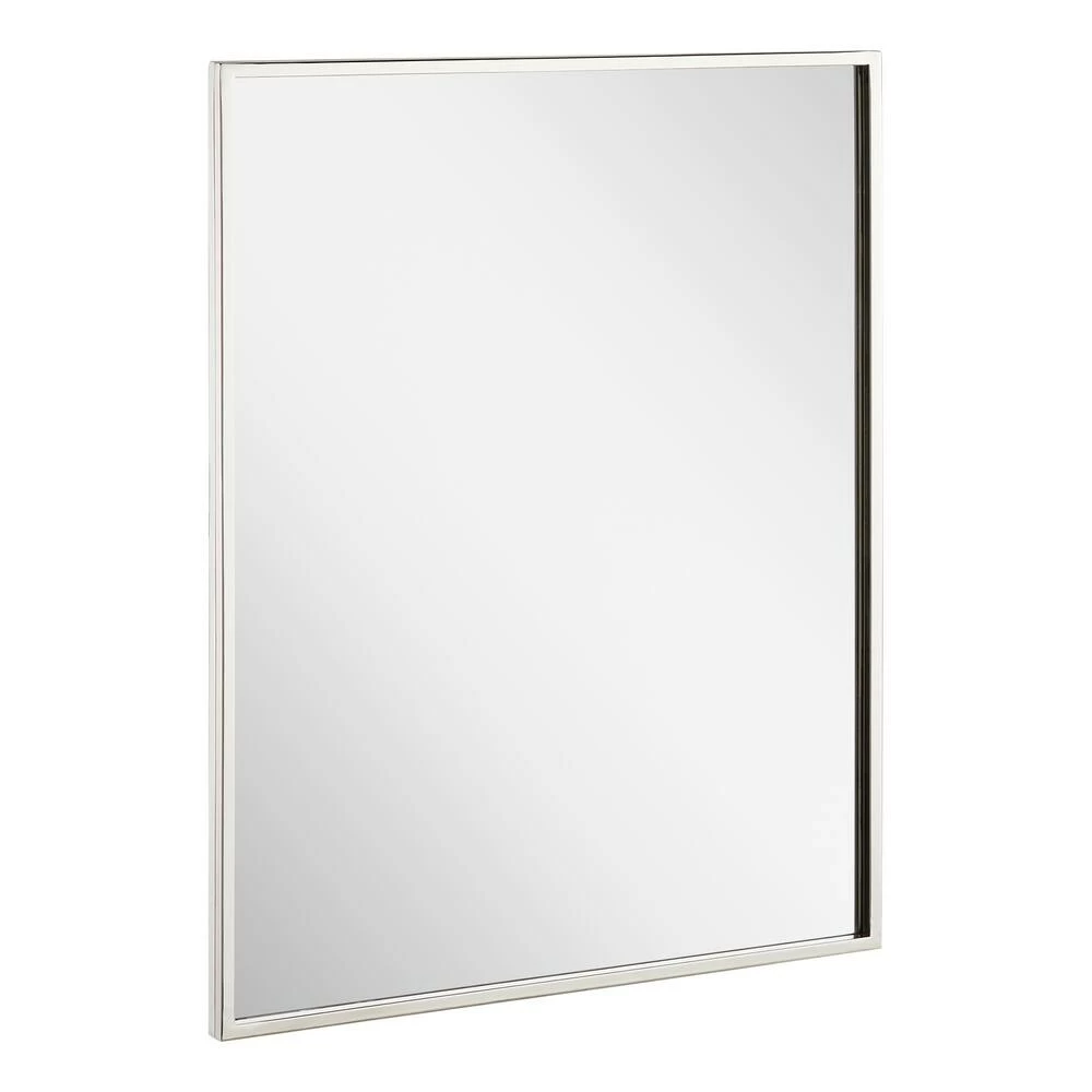 Signature Hardware Dampier 24 in. Rectangle Vanity Mirror in Nickel 3 Signature Hardware Dampier 24 in. Rectangle Vanity Mirror in Nickel - Image 3