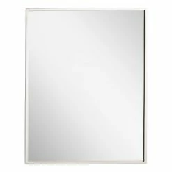 Signature Hardware Dampier 24 in. Rectangle Vanity Mirror in Nickel 8 Signature Hardware Dampier 24 in. Rectangle Vanity Mirror in Nickel -Lotus & Windoware, Inc. Shop Query 526