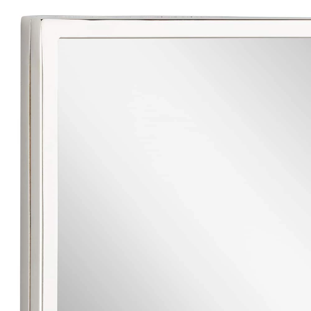 Signature Hardware Dampier 24 in. Rectangle Vanity Mirror in Nickel 5 Signature Hardware Dampier 24 in. Rectangle Vanity Mirror in Nickel - Image 5