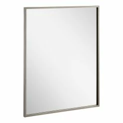 Signature Hardware Dampier 24 in. Rectangle Vanity Mirror in Antique Pewter -Lotus & Windoware, Inc. Shop Query 531