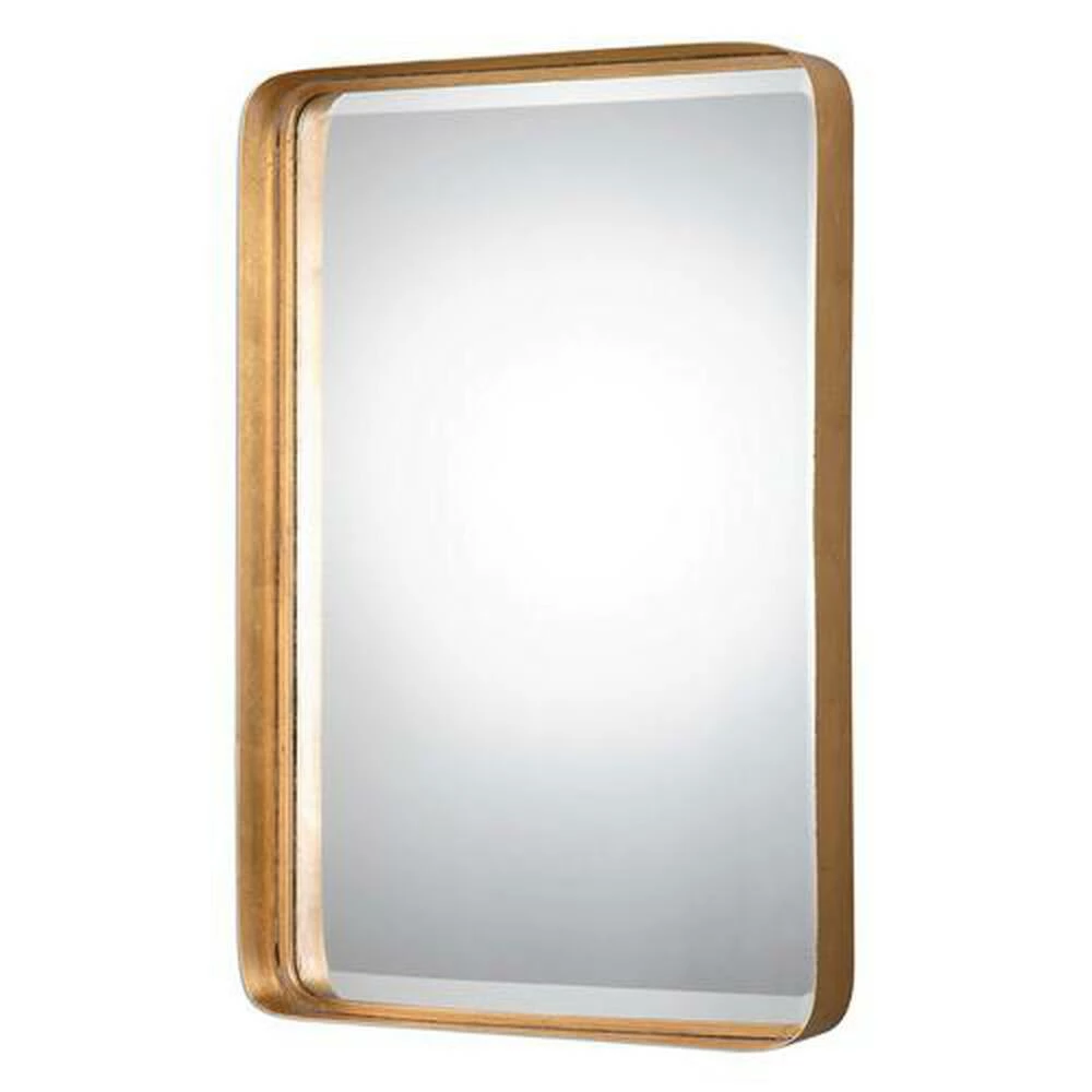 Uttermost Company Crofton 20 x 30 in. Rectangular Mirror in Antique Gold Leaf 1 Uttermost Company Crofton 20 x 30 in. Rectangular Mirror in Antique Gold Leaf