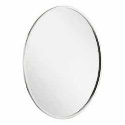 Signature Hardware Amyr 24 in. Oval Vanity Mirror in Nickel 9 Signature Hardware Amyr 24 in. Oval Vanity Mirror in Nickel -Lotus & Windoware, Inc. Shop Query 576